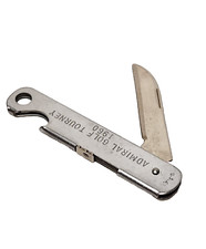 1960 ADMIRAL GOLF TOURNEY Tournament Souvenir POCKET KNIFE BOTTLE OPENER