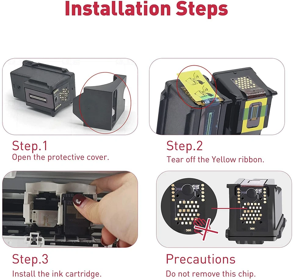 2PK PG-260XL CL-261XL Ink Cartridge Replacement For Canon TR7020 TS6420 TS5320 - Image 3 of 4
