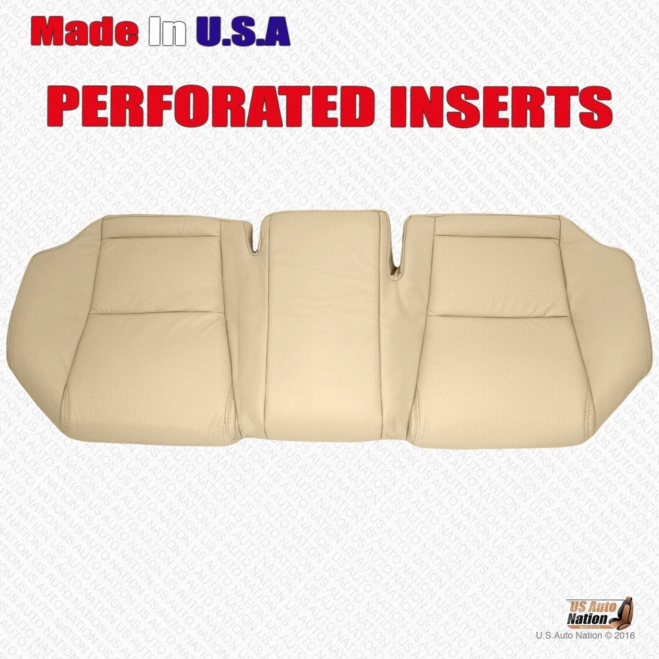 Se adapta a Lexus GS350 GS450H GS460 2010 2011 banco trasero parte inferior cubierta de cuero tostado Foto 4 de 4