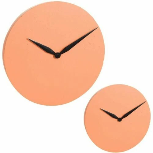 Horloges murales de maison orange