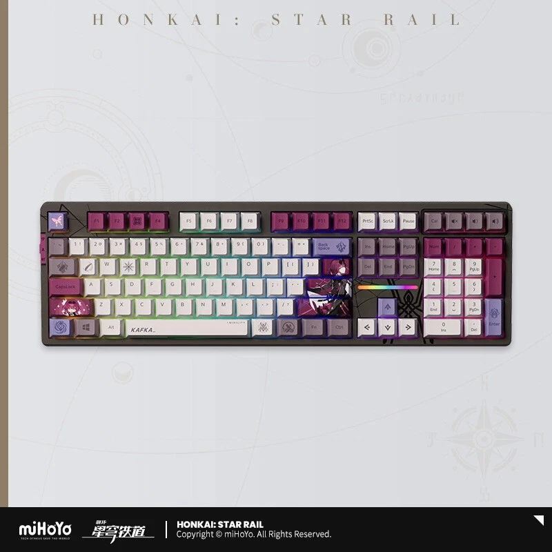 miHoYo Honkai: Star Rail Official Kafka Theme RGB Backlight Mechanical Keyboard - Image 3 of 4