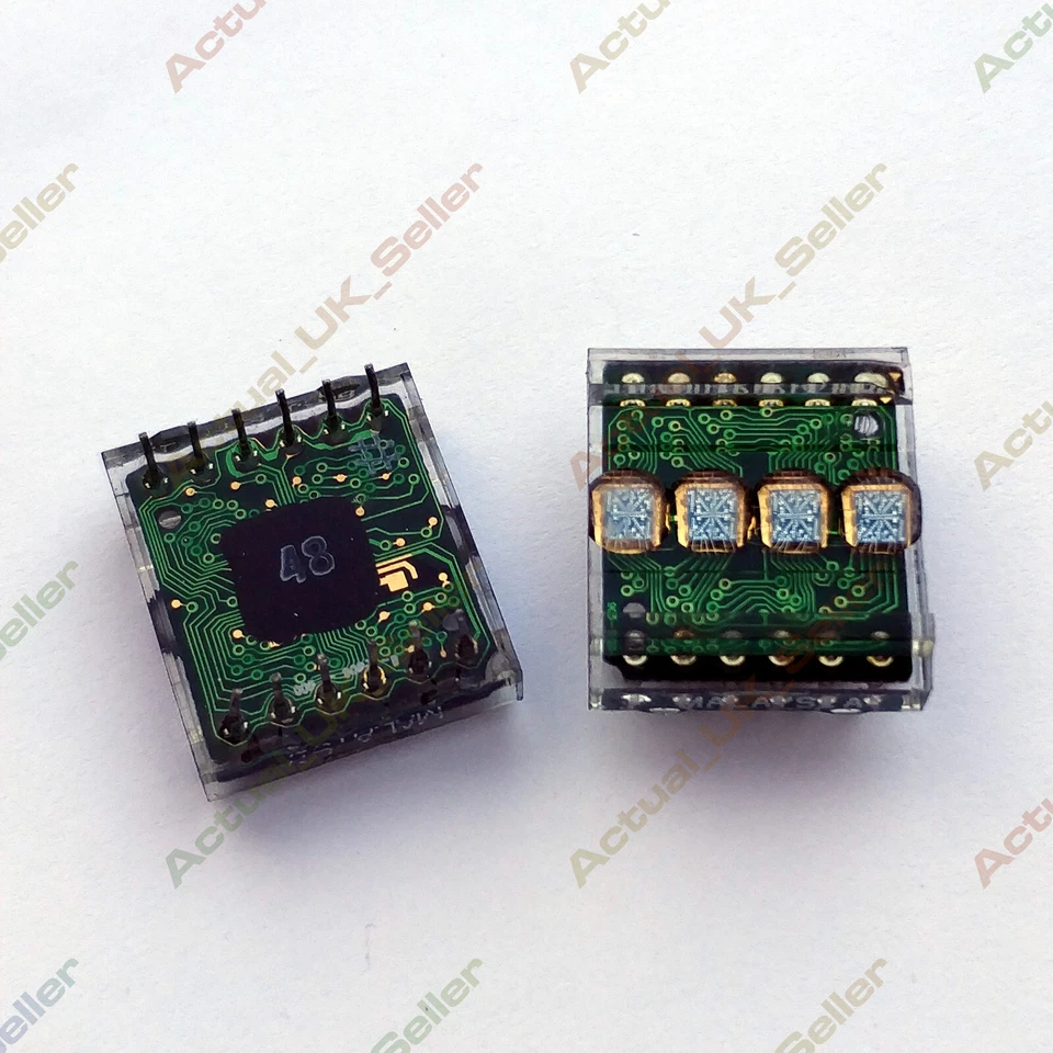 🇬🇧 2pcs HPDL-1414 alphanumeric red 17-segment LED bubble display,retro vintage - Image 2 of 3