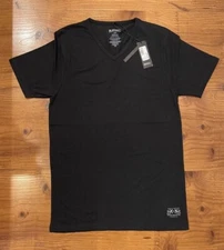 Buffalo David Bitton Men Black VNeck T-Shirt