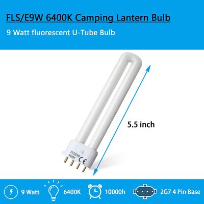 Ampoule Fluo Compacte PL-S 5W - Blanc Chaud 3000K - Culot 2G7 4 Broches - 250 Lumens - Neuf