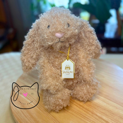 ぬいぐるみ  Big Bashful Luxe Bunny Curly Bashful Luxe Bunny Curly - Official Jellycat
