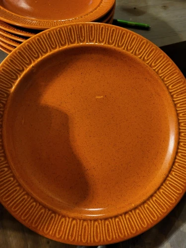 Redwing Red Wing ADOBESTONE Bittersweet/Burnt Orange Dinner Plate(per Plate)