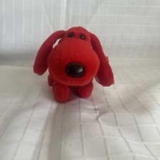 Retired 1996 TY BEANIE BABY Rover The Red Dog With PVC Pellets Tag Errors