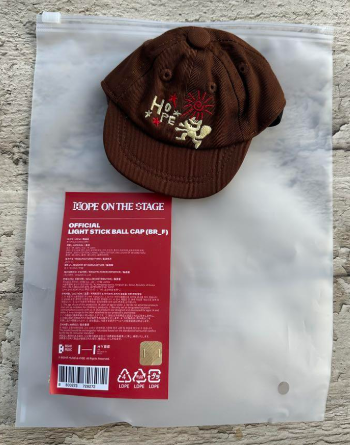 新品未開封 J-HOPE Light Stick Ball Cap HOPE ON THE STAGE Light Stick Ball Cap - メルカリ