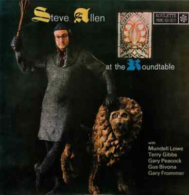 Steve Allen Steve Allen At The Roundtable NEAR MINT Roulette Vinyl LP