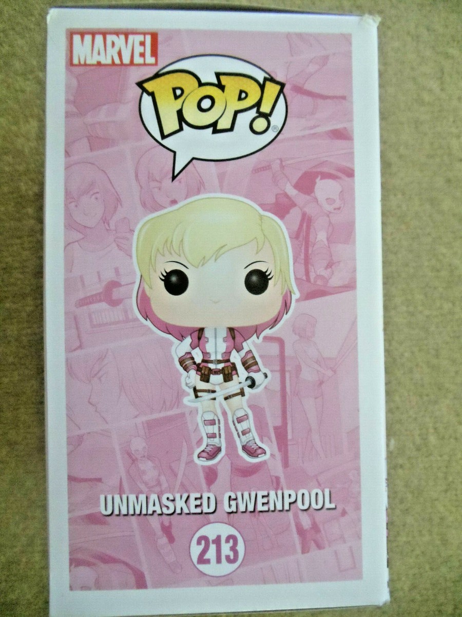 Unmasked Gwenpool Funko Pop! #213 Bobblehead Walgreens