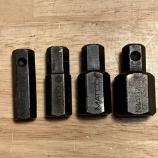 Matco Interchangeable Hex Bit Lot 7/16" 1/2" 5/8" 3/4" CPA14 CPA16 CPA20 CPA24