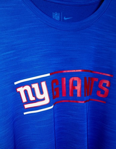 NWT XXL Nike Dri-Fit NY Giants 'NY Giants Football' T-Shirt - Big Blue Colorway - Picture 7 of 18