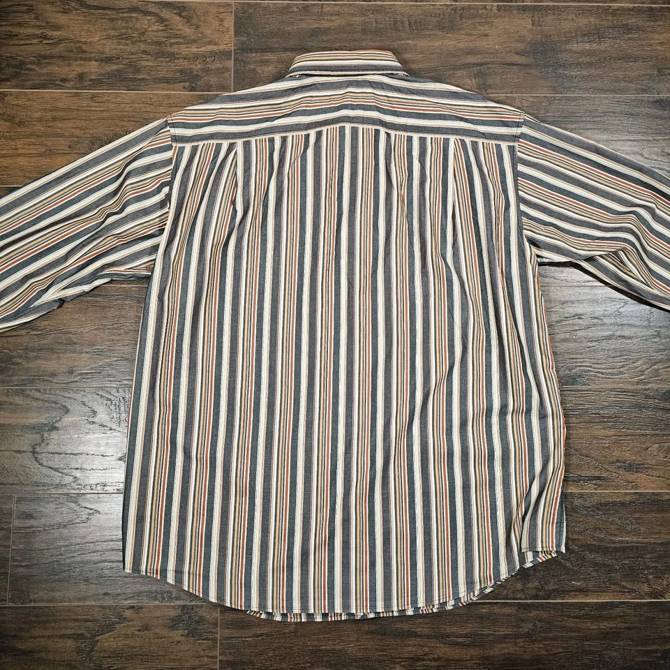 Vintage Sean John Mens XXL Shirt Striped Button Down Long Sleeve Y2K - Image 4 of 4