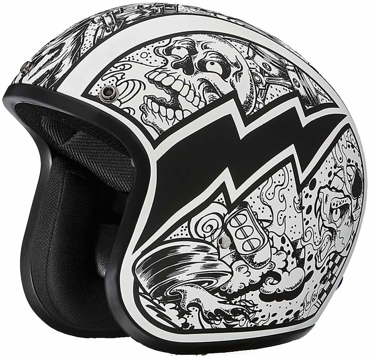 Daytona DOT Small Profile 3/4 Motorcycle Unisex Outlaw Daytona DOT Small Profile 3/4 Motorcycle Unisex Outlaw
