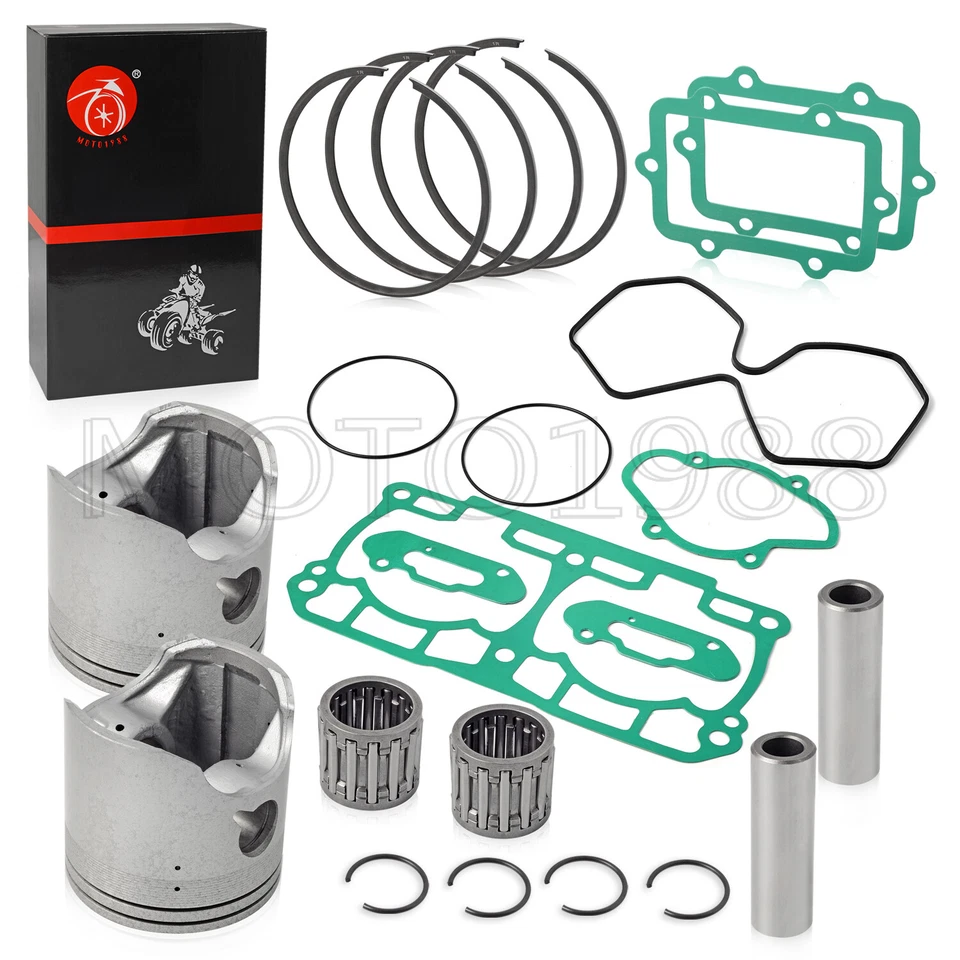 82mm STD DUAL Pistons Ring Gasket 08-16 for Ski-doo 800R FREERIDE MXZ X RENEGADE - Image 3 of 4