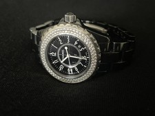 Authentic CHANEL J12 DM 98005 Black 