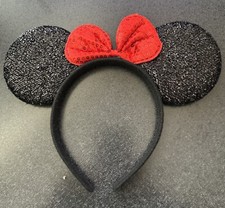 MINNIE DISNEY Headband Red and Black