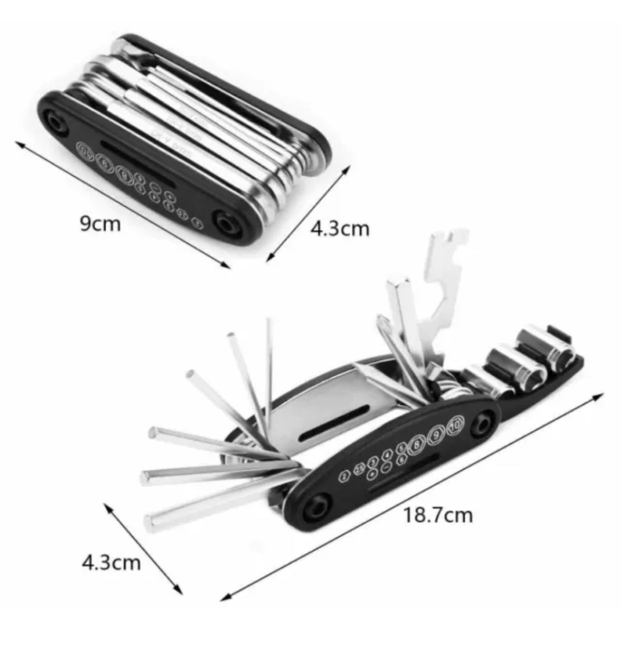 Bike Repair Tool Kit Set 16 in 1 Multitool Hex Key Wrench eBay