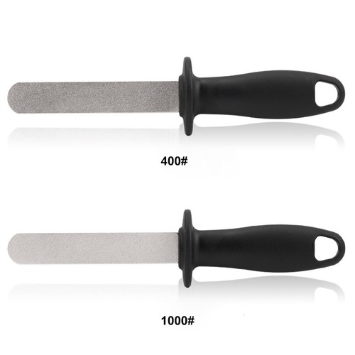 1X 400#/1000# Diamond Knife Sharpener Rod Kitchen Sharpening Steel Household AU - Picture 7 of 12