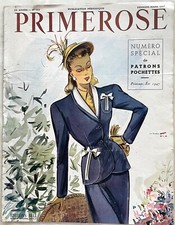 PRIMEROSE n° 113 Février - Mars 1947 Revue ancienne de Mode Printemps 1947