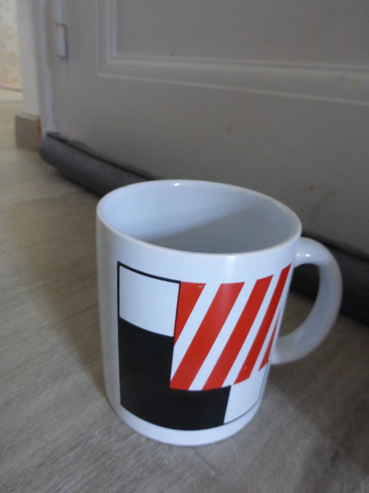 lot 2 anciens mug Waechtersbach decor geometrique Germany design vintage - Photo 3/4