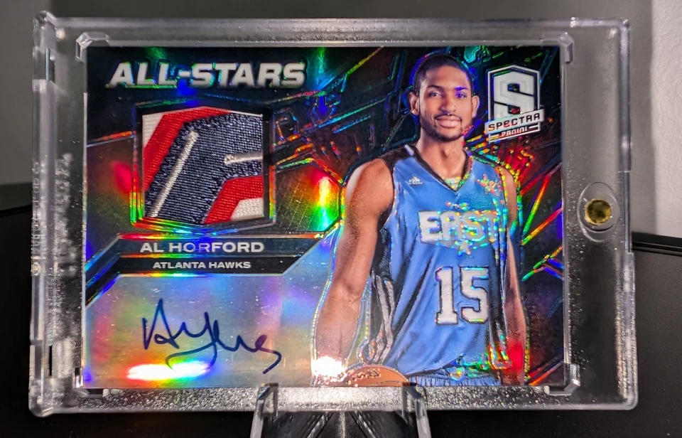 2013 13 2014 14 Spectra Al Horford Auto Patch Jersey All Stars Black 1/1  #22 - Image 2 of 3