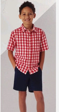 Member's Mark Boys Shirt  Shorts Set   Size 6/7   NEW