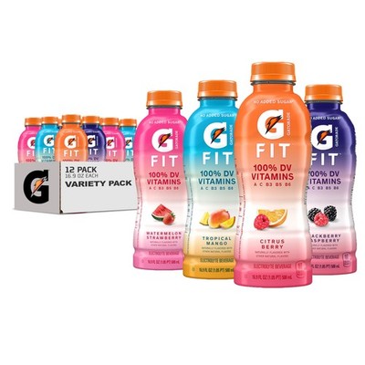 Gatorade Fit Electrolyte Beverage, Healthy Real Hydration, New 2.0 4 Flavor V...