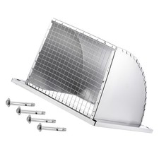 14"x14" Wall Vent Cover Exterior Dryer Vent Outlet Grille Louvered w Mesh Screen