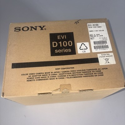 Sony EVI-D100 PTZ Pan Tilt Zoom Color Video Camera CCTV Surveillance New Open