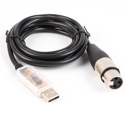 usangreen DMX Control USB Rs485 Cable XLR DMX512 Stage Lighting Equipment Cab...