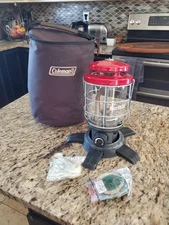 VTG RED Coleman North Star Propane Camp Lantern