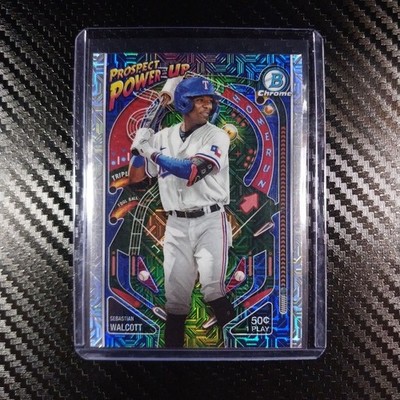 2024 Bowman - Mega Box Chrome Prospect Power-Up Sebastian Walcott #PP-20 (RC)