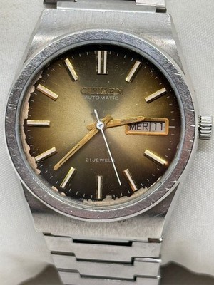 Citizen 71-2132 Vintage Watch Automatic 21 Jewels cal. 8200A