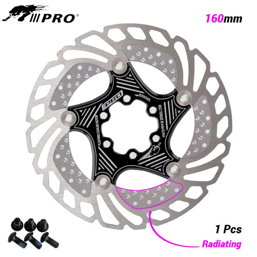 Disco de enfriamiento para bicicleta MTB DH disipación de calor cuesta abajo flotante bicicleta freno rotor - Imagen 25 de 38