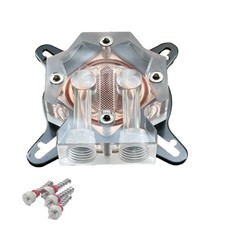 GPU Water Cooling Block Universal 43-63mm Copper Base Cool Inner Transparent