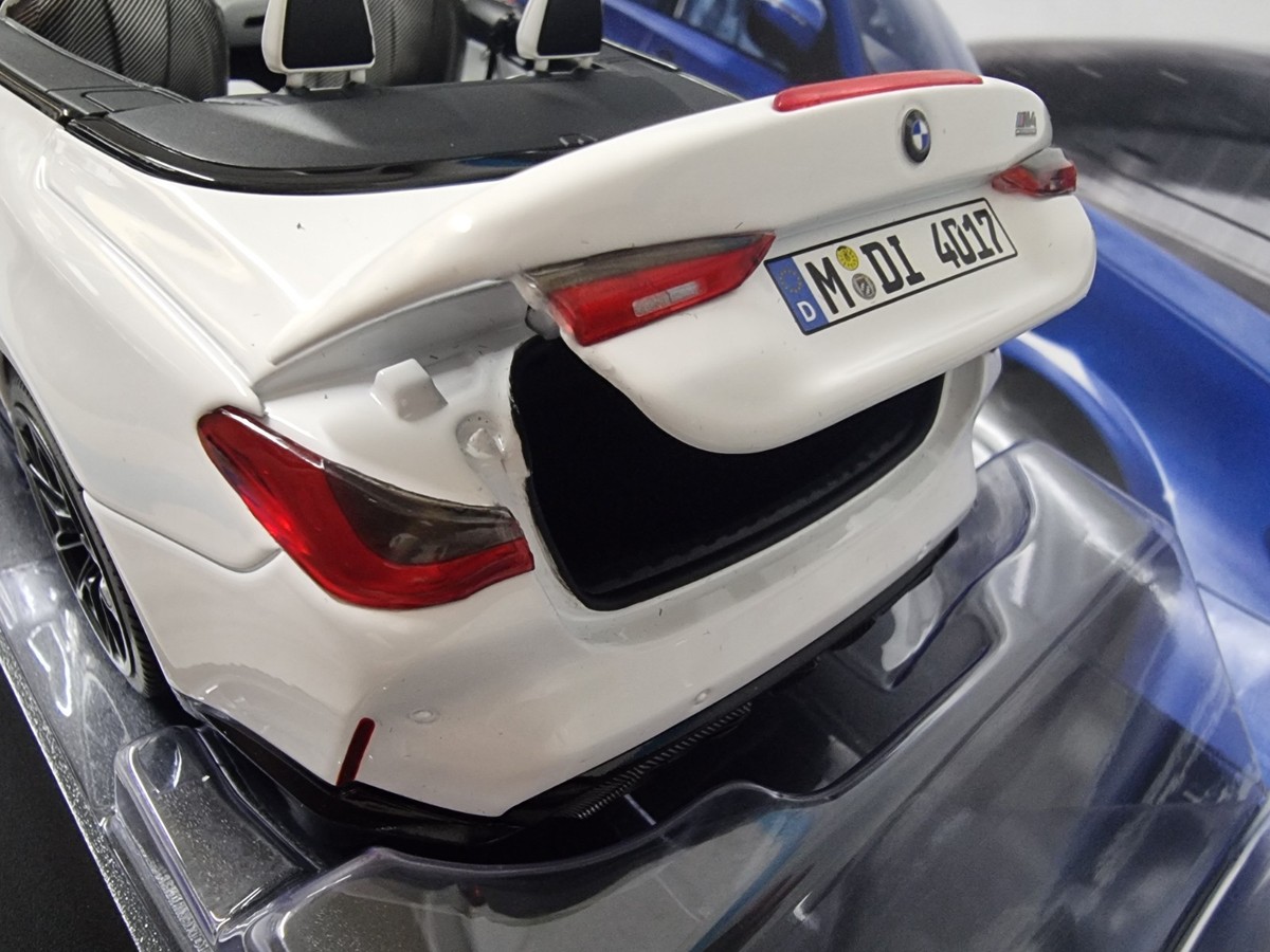 NEW MINICHAMPS BMW M4 G83 LCI ALPINE WHITE DIECAST MODEL SCALE 1