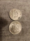 Lot Of 2 Franklin 90 % Silver Half Dollars  1951D And 1953D