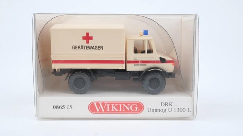Wiking 086505 Unimog U1300 L DRK | Condition: Gebraucht