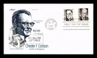DR JIM STAMPS US COVER CHESTER F CARLSON GREAT AMERICANS FDC COMBO ARTMASTER