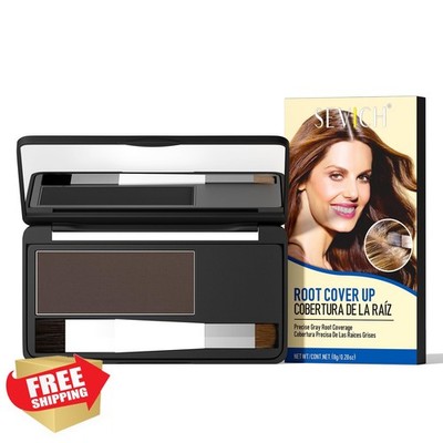SEVICH Root Touch Up Hair Color Powder Dark Brown Waterproof