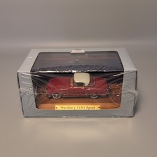 ATLAS DDR Auto: WARTBURG 313/1 2-Sitzer Sport Coupe rot/weiß 7130121 1:43 OVP #7