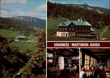 Martinova Bouda Krkonose Czech Republic vintage postcard w312