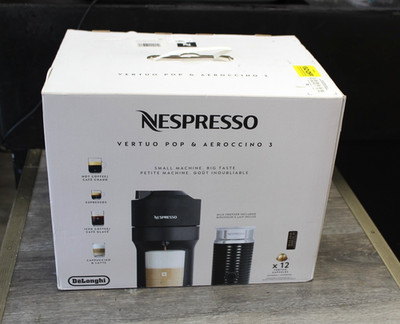 DeLonghi ENV92BAE Nespresso Vertuo Pop + & Aeroccino 3 with Frother - NEW IN BOX