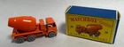 VGC Vtg Matchbox #26 Cement Lorry Truck Construction Toy Model W/Box (P)
