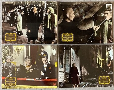 ANASTASIA Ingrid Bergman Yul Brynner Ivan Desny 4 orig. Aushangfotos