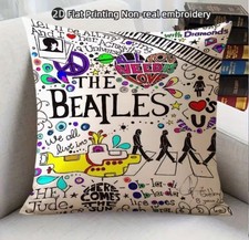 The Beatles Hey Jude, Let It Be Cushion Cover 45 x 45cm Throw Pillow Cover (A3)