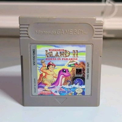 Hudson Soft Adventure Island II Aliens in Paradise Nintendo Game Boy Cartridge