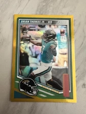 2025 Panini Score Football 16 Brian Thomas Jr Gold /50