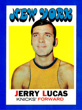 1971-72 TOPPS #81 JERRY LUCAS NEW YORK KNICKS CARD -- NM MINT